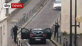 New Video Of Paris Gunmen During Charlie Hebdo Attack [upl. by Edgardo460]