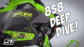 DEEP DIVE Into The ALLNEW Arctic Cat 858 Engine for the CATALYST [upl. by Lalib]