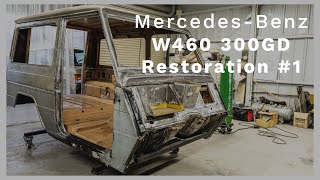 【 Mercedes Benz W460 300GD 】Restoration 1 [upl. by Ardnuaek]