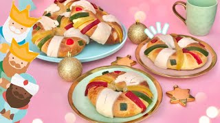 👑 Mini ROSCA de REYES para negocio🤴🏻🤴🏽🤴🏿8 Roscas de reyes CON UNA RECETA CASERA SIN BATIDORA [upl. by Prussian584]