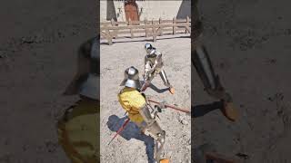 Poleaxe Punishment  Half Sword Playtest [upl. by Arrol]