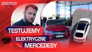 EKIPA KANAŁU ZERO TESTUJE ELEKTRYCZNE MERCEDESY [upl. by Allissa]