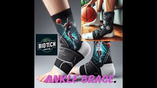 Ankle Brace for Jogging running basketball player [upl. by Guildroy]