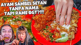 PECEL AYAM SAMBAL SETAN TERSEMBUNYI GAADA NAMA GAADA PLANG TAPI RAME BANGET SAMPE NGANTRI [upl. by Hazem]