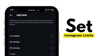 Instagram ko use karne ki limit kaise lagain  Instagram ko use karne ki limit kaise lagate hain [upl. by Amilb]