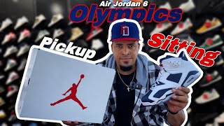 Jordan 6 Olympics “2024” Pickup Vlog Review amp Lace Swap [upl. by Kilroy241]