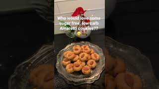 SUGAR FREE AMARETTI COOKIES Easy to make tasty amp low carb Plz subscribe for recipes amp more 😊 [upl. by Randene]