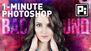 1Minute Photoshop  How to Change Background Episode 1 [upl. by Sabrina]