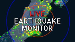 Live Earthquake Monitoring on GlobalQuake [upl. by Kaiser427]