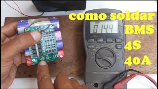 como cargar baterias de litio 18650 con BMS 4S 168V balanceado [upl. by Aelanna]