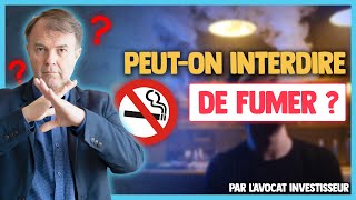 Peuton interdire à un locataire de fumer [upl. by Anaujat602]