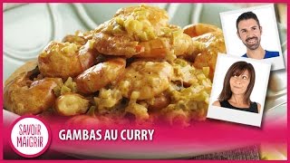 Recette des Gambas au curry  Cuisine facile [upl. by Enej]