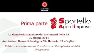 La dematerializzazione dei documenti della PA  Prima parte [upl. by Adnamas507]