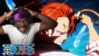 One piece Episode 1112 reaction Shanks destroys Kidd [upl. by Namso]