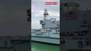 Cavour aircraftcarrier and Bergaminiclass frigate Alpino sailing in the waters of the Philippines [upl. by Glarum]