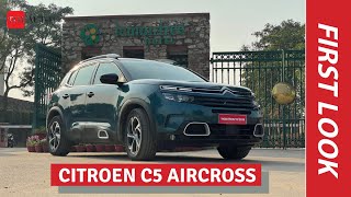 Citroen C5 Aircross  India reveal  Exclusive colour  Exteriors  Interiors  Driving shots [upl. by Ingold]