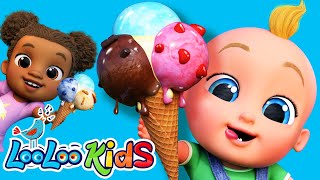 🦕Zigaloo  🍦 Ice Cream Fun  Preschool Baby Songs and Kids Songs with LooLoo Kids [upl. by Asilrahc]