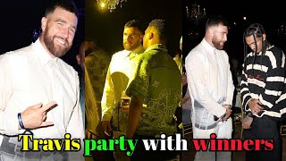 Travis Kelce Weekend Party King at the Miami Grand Prix [upl. by Sparkie]