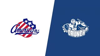 AHL  Rochester Americans vs Syracuse Crunch  Watch Live on FloHockey [upl. by Ateiram]