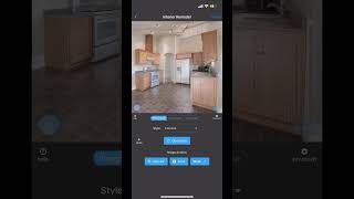 Interior Remodel Quick Tutorial  Remodel AI App [upl. by Llertrac]