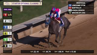 Lonesome Stew wins race 7 at Del Mar 103124 [upl. by Entwistle]