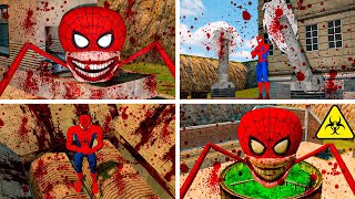 WHAT IF TORTURE NEW SPIDERMAN TAPES in Garrys Mod [upl. by Ahsiet]