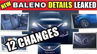 New Baleno Facelift 2019 all details leaked with new video  12 changes in new baleno  ASY [upl. by Seko]