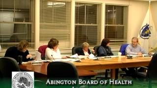 Abington Board of Health Meeting 4912 [upl. by Ttcos]