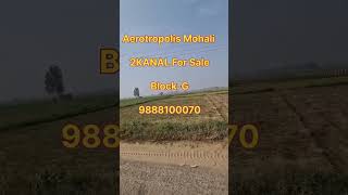 Aerotropolis Mohali 2 Kanal Land For Sale In Landpooling Scheme In Gmada Project aerotropolis [upl. by Yreffoeg]