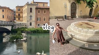 vlog in Italian Viaggio al centro dItalia subtitles [upl. by Aerdnuahs]