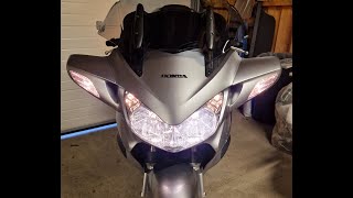 Honda ST1300 Pan European Light bulb UPDATE [upl. by Shiller]