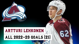 Artturi Lehkonen 62 all 21 Goals of the 202223 NHL Season [upl. by Adiam213]