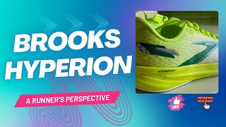 Brooks Hyperion Shoe Review A Runners Perspective [upl. by Volin]