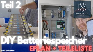 DIY Batteriespeicher 143 kWh LiFePo4 für Solar  Photovoltaik Anlage  Teil 2 Die Verteilung [upl. by Nordek15]