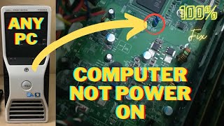 Dell Precision T3500 Computer Not Power ON Problem  How to fix [upl. by Dachy]