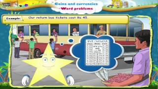 Learn Grade 3  Maths  Word Problems Coins and currencies [upl. by Mohandis]