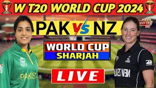 🔴 Live  Pakistan Womens Vs New Zealand Womens T20 World Cup 2024  Ind vs Aus Live Score Commentary [upl. by Yelsnik739]