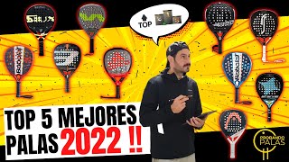 TOP 5 MEJORES PALAS 2022  ¿Bullpadel Head Kuikma Starvie Adidas Siux 🥇🥈🥉 padel [upl. by Effie]