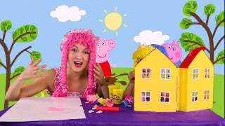 Peppa Pig Escultura en Plastilina PlayDoh [upl. by Etteniuq]