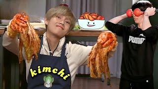 BTS Make korean Kimchi 🍣🫕  Hindi dubbing [upl. by Rani]