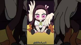 cute nezuko kawaii fypシ゚viral demonslayer kimetunoyaiba demonslayer shorts [upl. by Aicinad]