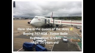 Virgin Atlantic 747400 Economy Flight Review In 4K London Gatwick Sangster International Airport [upl. by Stout]