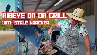 Ribeye On Da Grill with StaleKracker [upl. by Yragerg306]