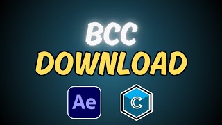 How to Install BCC Plugin In After Effects [upl. by Sosthina]