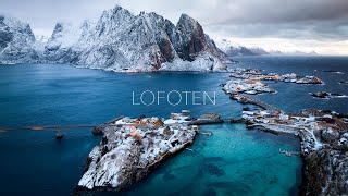 LOFOTEN  A Winter´s Tale by Drone 4K Cinematic [upl. by Tsui]