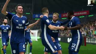 Cardiff City My reactions and comments game EA FC 24 [upl. by Ahcrop]