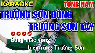 ✔ TRƯỜNG SƠN ĐÔNG TRƯỜNG SƠN TÂY Karaoke Liên Khúc Nhạc Sống Chào Mừng 304 ❖ Tình Trần Karaoke [upl. by Buddy989]