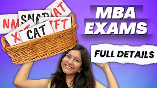 All MBA Entrance Exams FULL DETAILS Exam Dates Fees Colleges Accepted Exam Pattern amp More [upl. by Peregrine154]