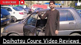 Daihatsu Coure car Review video  Coure car detail review  coure speces feature detail review [upl. by Narok]