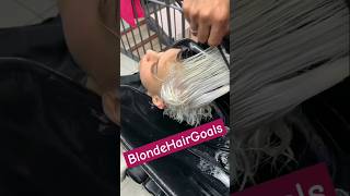 How to Platinum Blonde Hair Dye haircuttingessentials haircoloring platinumblondehair hairstyle [upl. by Jentoft]